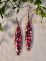 Handpoured Resin Dangle Earrings