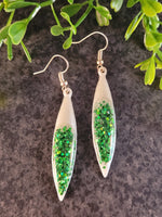 Handpoured Resin Dangle Earrings