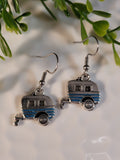 Handpoured Resin Caravan Earrings