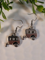 Handpoured Resin Caravan Earrings