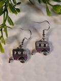 Handpoured Resin Caravan Earrings