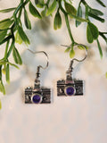 Handpoured Resin Camera Earrings