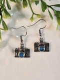 Handpoured Resin Camera Earrings