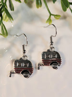 Handpoured Resin Caravan Earrings