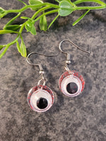 Handpoured Resin Halloween Googly Eyes Earrings