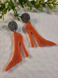 Handpoured Resin Stiletto Statement Earrings