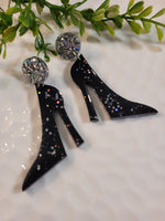 Handpoured Resin Stiletto Statement Earrings