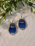 Handpoured Resin Owl Earrings