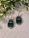 Handpoured Resin Owl Earrings