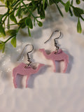 Handpoured Resin Camel Earrings