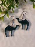 Handpoured Resin Camel Earrings