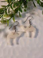 Handpoured Resin Camel Earrings