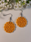 Handpoured Resin Filigree Earrings