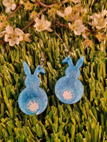 Handpoured Resin Bunny Earrings