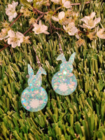 Handpoured Resin Bunny Earrings