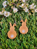 Handpoured Resin Bunny Earrings