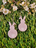 Handpoured Resin Bunny Earrings