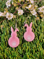 Handpoured Resin Bunny Earrings