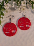 Handpoured Resin Tree of Life Earrings