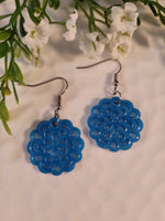 Handpoured Resin Filigree Earrings