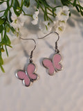 Handpoured Resin Butterfly Earrings