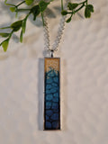 Handpoured Resin Handpainted Necklaces