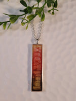 Handpoured Resin Handpainted Necklaces