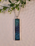 Handpoured Resin Handpainted Necklaces