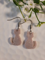 Handpoured Resin Cat Earrings