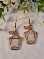 Handpoured Resin Perfume Bottle Earrings