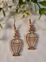 Handpoured Resin Perfume Bottle Earrings