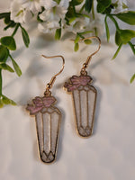 Handpoured Resin Perfume Bottle Earrings