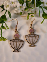 Handpoured Resin Perfume Bottle Earrings