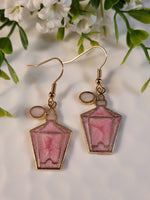 Handpoured Resin Perfume Bottle Earrings