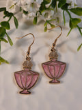 Handpoured Resin Perfume Bottle Earrings