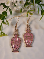 Handpoured Resin Perfume Bottle Earrings