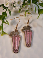 Handpoured Resin Perfume Bottle Earrings