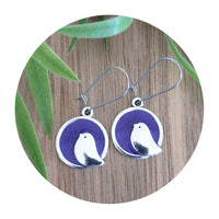 Handpoured Resin Little Birdy Earrings