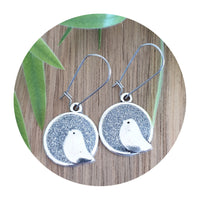 Handpoured Resin Little Birdy Earrings