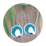 Handpoured Resin Little Birdy Earrings