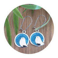 Handpoured Resin Little Birdy Earrings