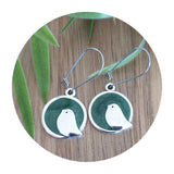 Handpoured Resin Little Birdy Earrings