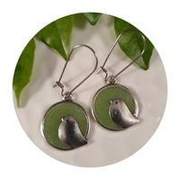 Handpoured Resin Little Birdy Earrings