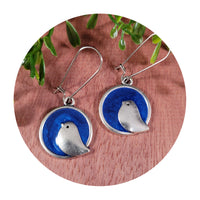 Handpoured Resin Little Birdy Earrings