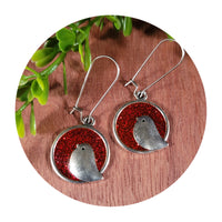 Handpoured Resin Little Birdy Earrings