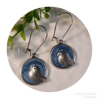 Handpoured Resin Little Birdy Earrings